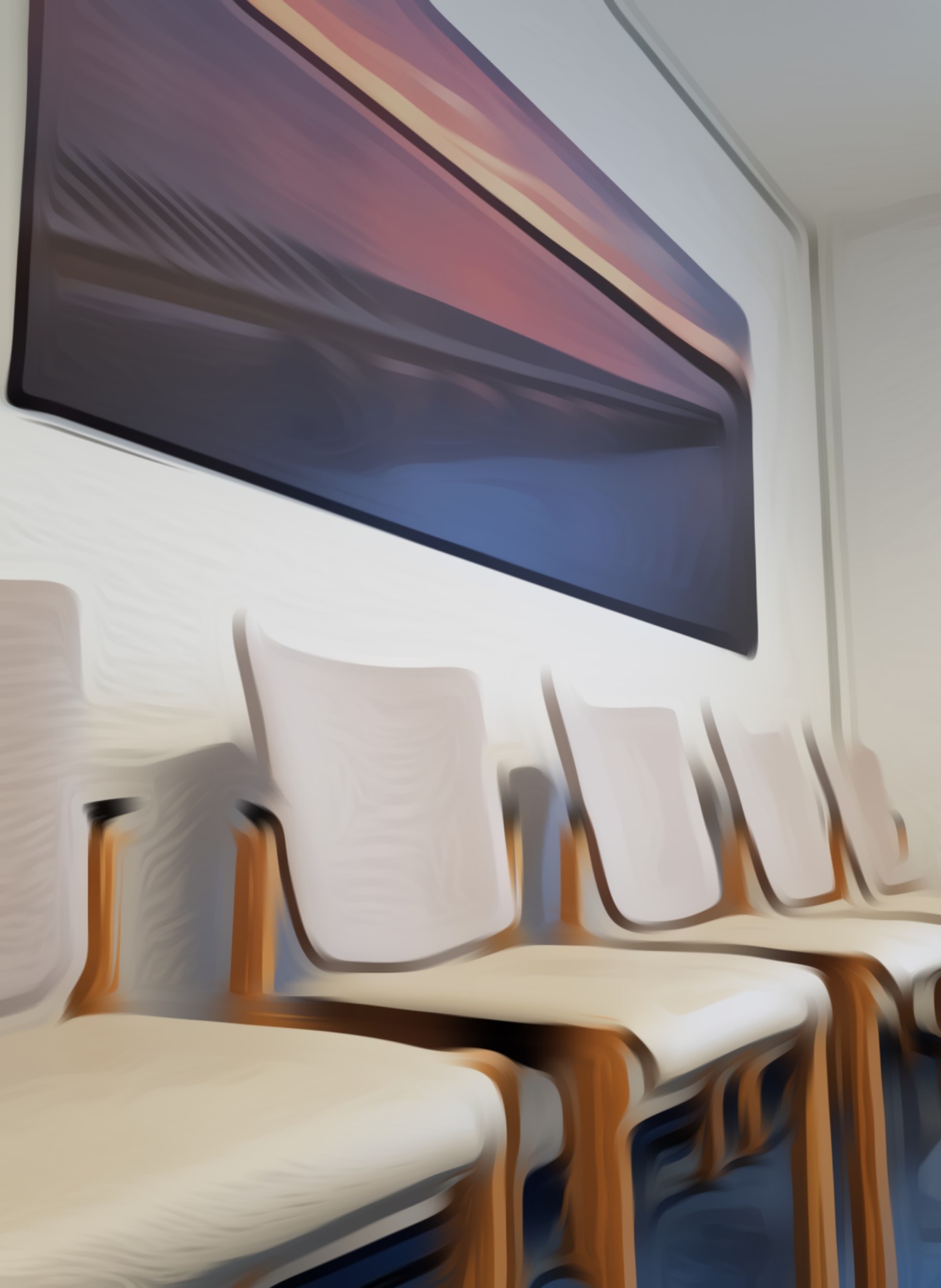 Weiterer Bereich des Wartezimmers